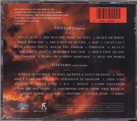 Michael Jackson - HIStory - Past, Present And Future - Book I 2CD