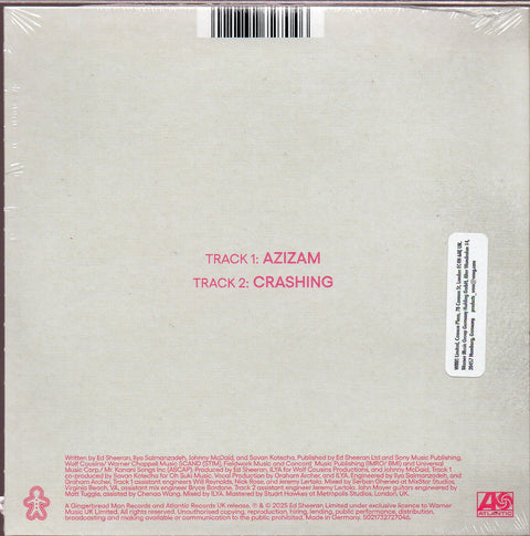 Ed Sheeran - Azizam Single CD