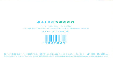 [Pre-owned] Speed - Alive 3inch Single CD