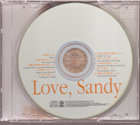 [Pre-owned] Sandy Lam Yi Lian / 林憶蓮 - Love, Sandy CD