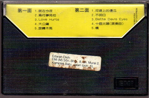[Pre-owned] Qiu Qiu He Chang Tuan / 丘丘合唱團 - 就在今夜 / 為何夢見他 (卡帶/Cassette)