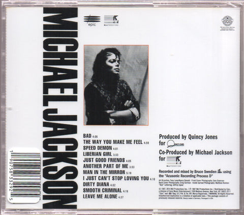 Michael Jackson - Bad CD