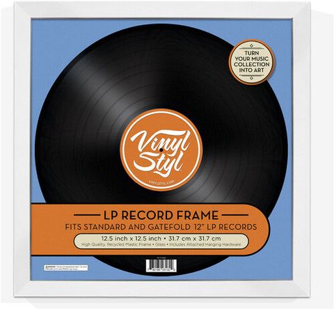 Vinyl Styl 12 Inch Vinyl Record Display Frame (White)