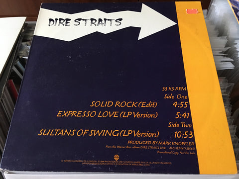Dire Straits -  Solid Rock / Expresso Love / Sultans Of Swing 12" Vinyl