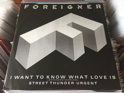 Foreigner ‎– I Want To Know What Love Is (Extended Version) 12" Vinyl