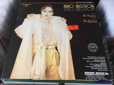 Miko Mission - Two For Love (Mozzart Mix) Vinyl