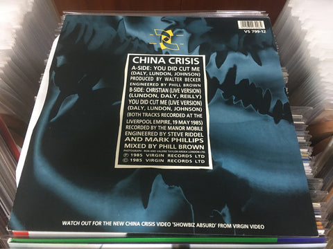 China Crisis - You Did Cut Me 12" Vinyl LP