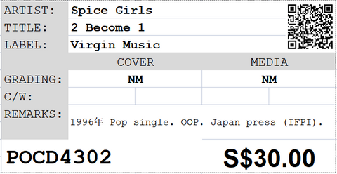 [Pre-owned] Spice Girls - 2 Become 1 Single
