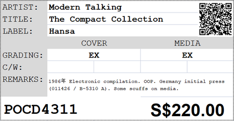 [Pre-owned] Modern Talking - The Compact Collection