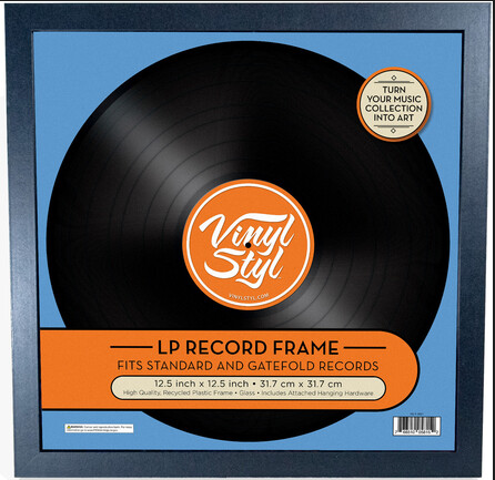 Vinyl Styl 12 Inch Vinyl Record Display Frame (Black)