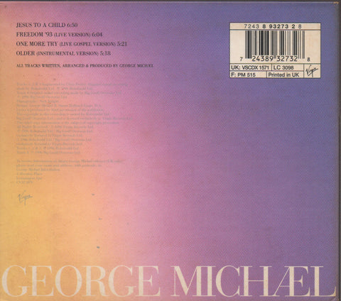 George Michael - Jesus To A Child Single CD