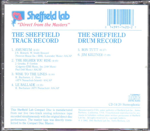 Sheffield Lab - THE SHEFFIELD DRUM/TRACK RECORD CD
