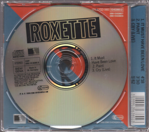 Roxette - It Must Have Been Love Single CD