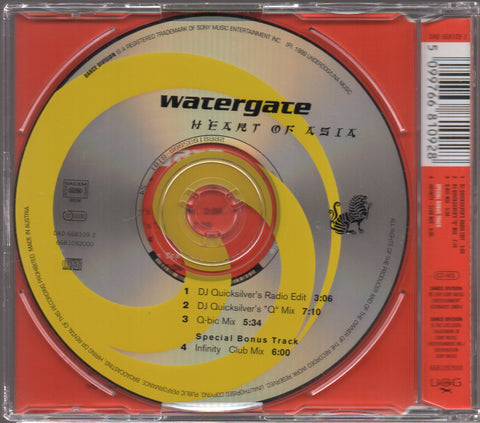 Watergate - Heart Of Asia Single CD