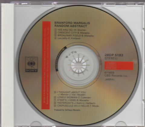 Branford Marsalis - Random Abstract CD