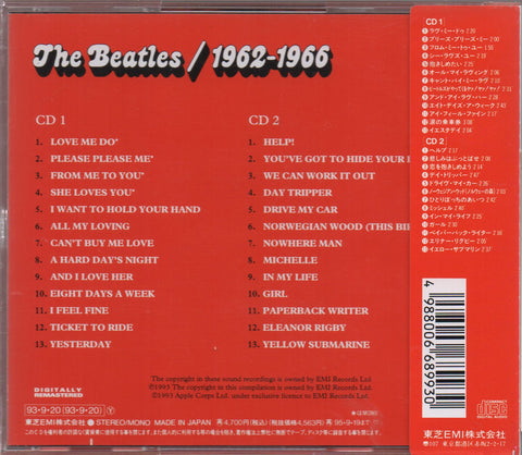 The Beatles - 1962-1966 CD