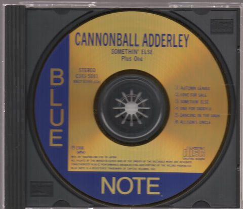 Cannonball Adderley - Somethin' Else 24K Gold CD