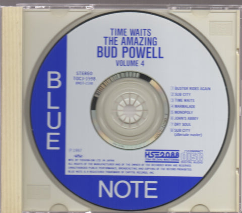 Bud Powell - Time Waits CD