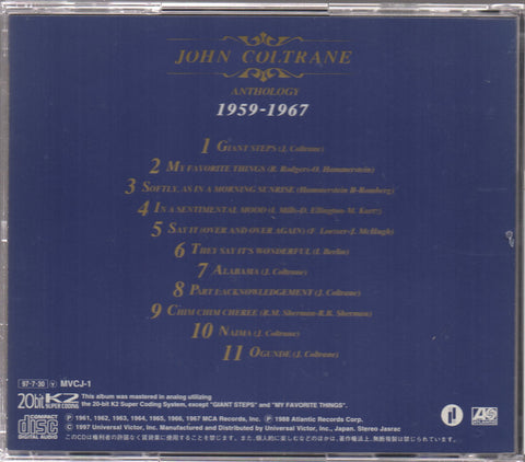 John Coltrane - Anthology 1959-1967 CD
