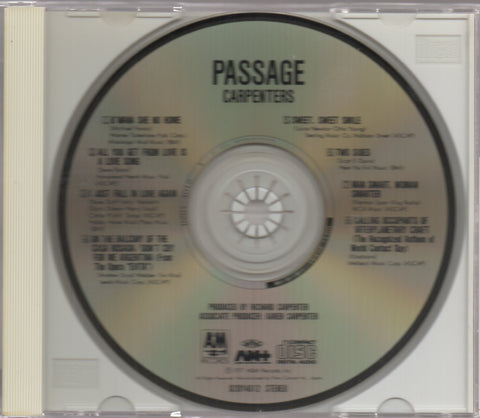 Carpenters - Passage CD