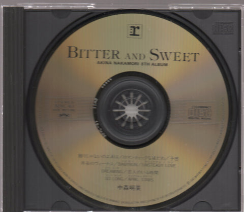 Akina Nakamori / 中森明菜 - Bitter And Sweet CD