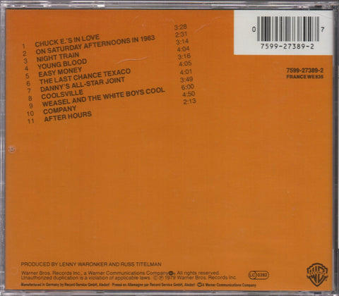 Rickie Lee Jones - Self Titled CD