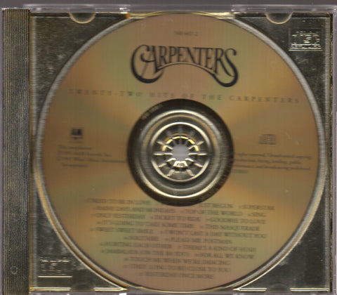 Carpenters - Twenty-Two Hits Of The Carpenters CD