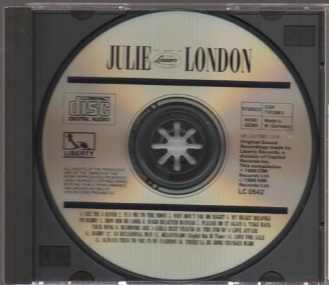 Julie London - The Best Of Julie London "The Liberty Years" CD