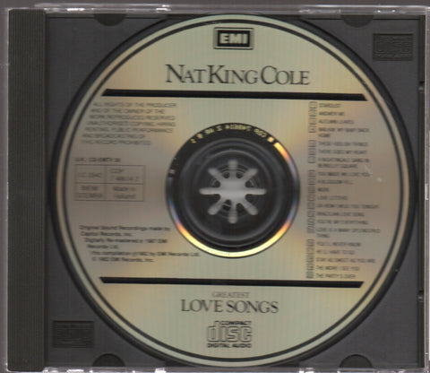 Nat King Cole - GREATEST LOVE SONGS CD