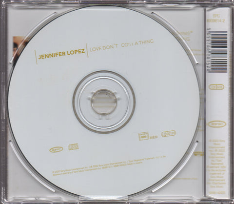 Jennifer Lopez - Love Don't Cost A Thing Single CD