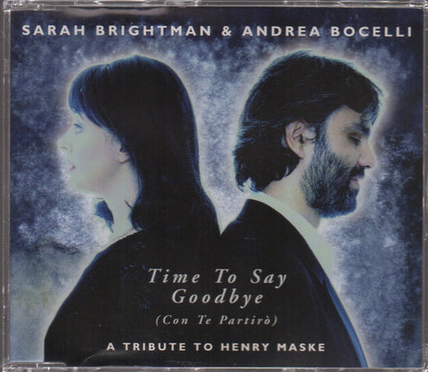 Sarah Brightman & Andrea Bocelli - Time To Say Goodbye Single CD